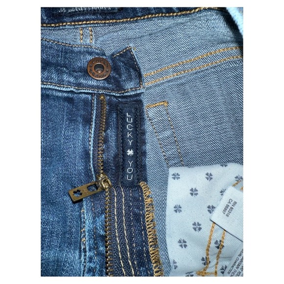 LUCKY BRAND SIENNA CIGARETTE SLIM BOYFRIEND ANKLE JEANS SIZE 00/24 - Picture 6 of 11